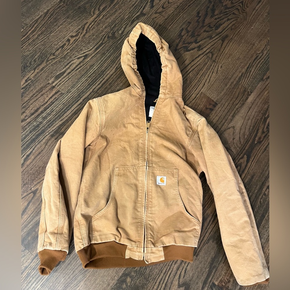 Carhartt work jacket heavy duty canvas